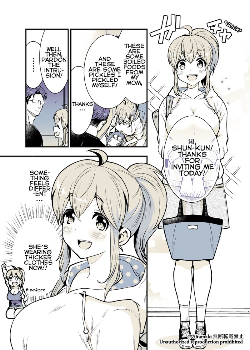 Osananajimi Ga Hisabisa Ni Saikai Shitara Otagai Kyonyuu Ni Natteta 14 3