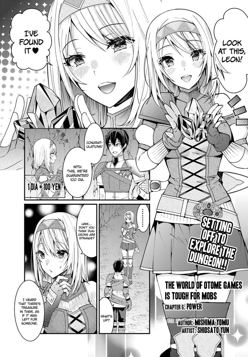 Otomege Sekai Wa Mob Ni KibishII Sekai Desu 6 1