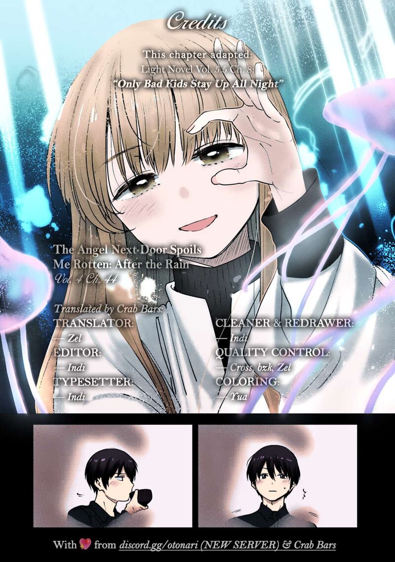 Otonari No Tenshi Sama Ni Itsunomanika Dame Ningen Ni Sareteita Ken After The Rain 44 11