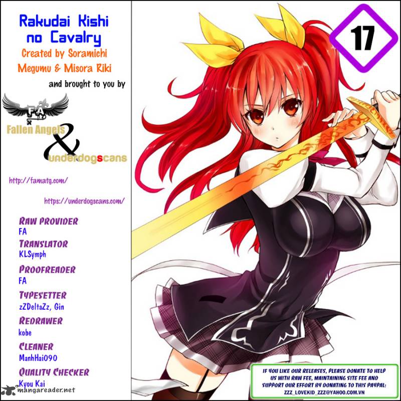 Rakudai Kishi No Cavalry 17 1