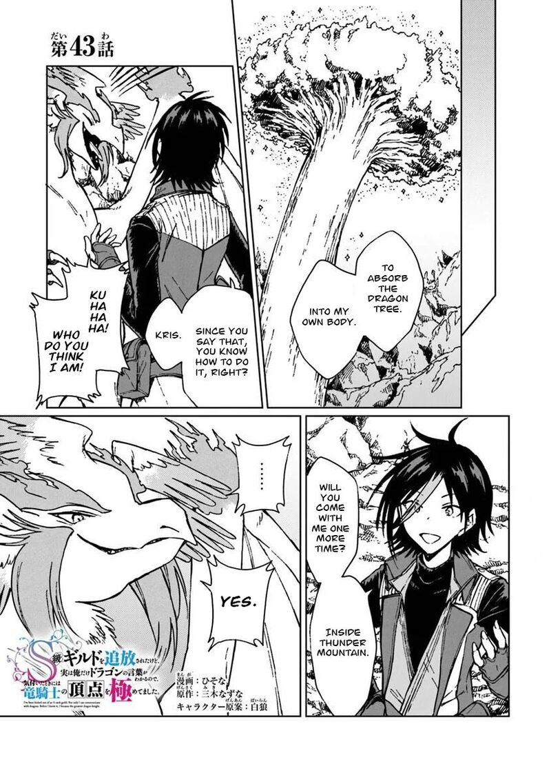 S Kyuu Guild Wo Tsuihousareta Kedo Jitsu Wa Ore Dake Dragon No Kotoba Ga Wakaru No De Kidzuita Toki Ni Wa Ryuu Kishi No Chouten Wo Kiwametemashita 43 2