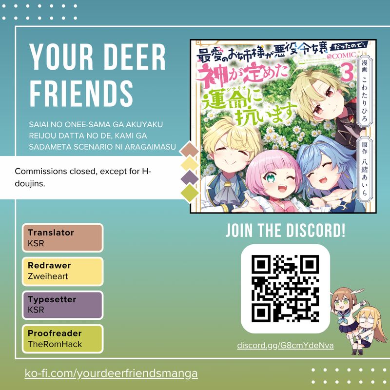 Saiai No Onee Sama Ga Akuyaku Reijou Datta No De Kami Ga Sadameta Scenario Ni Aragaimasu 16e 1