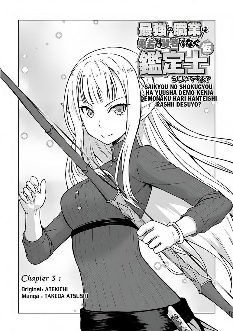 Saikyou No Shokugyou Wa Yuusha Demo Kenja Demo Naku Kanteishi Kari RashII Desu Yo 3 2