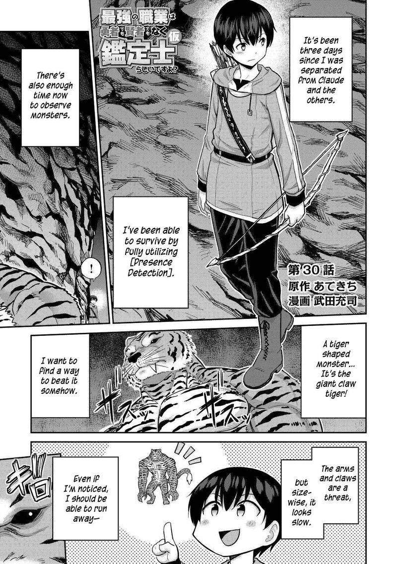 Saikyou No Shokugyou Wa Yuusha Demo Kenja Demo Naku Kanteishi Kari RashII Desu Yo 30 1