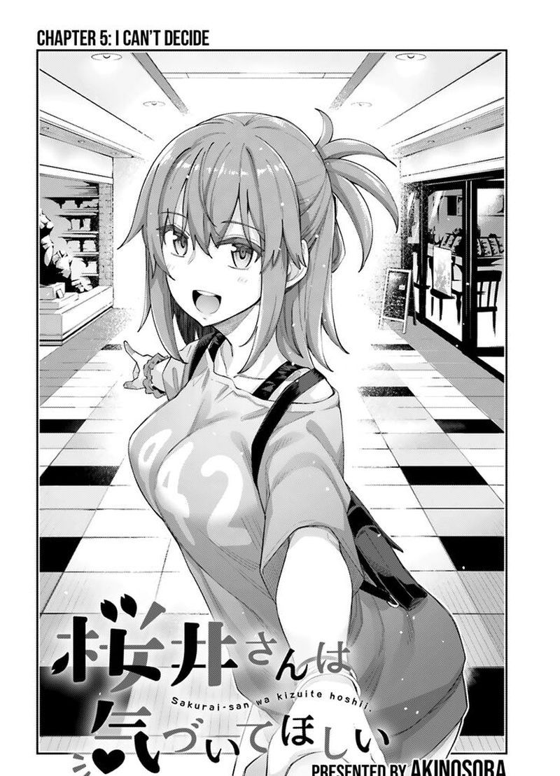 Sakurai San Wants To Be Noticed 5 4