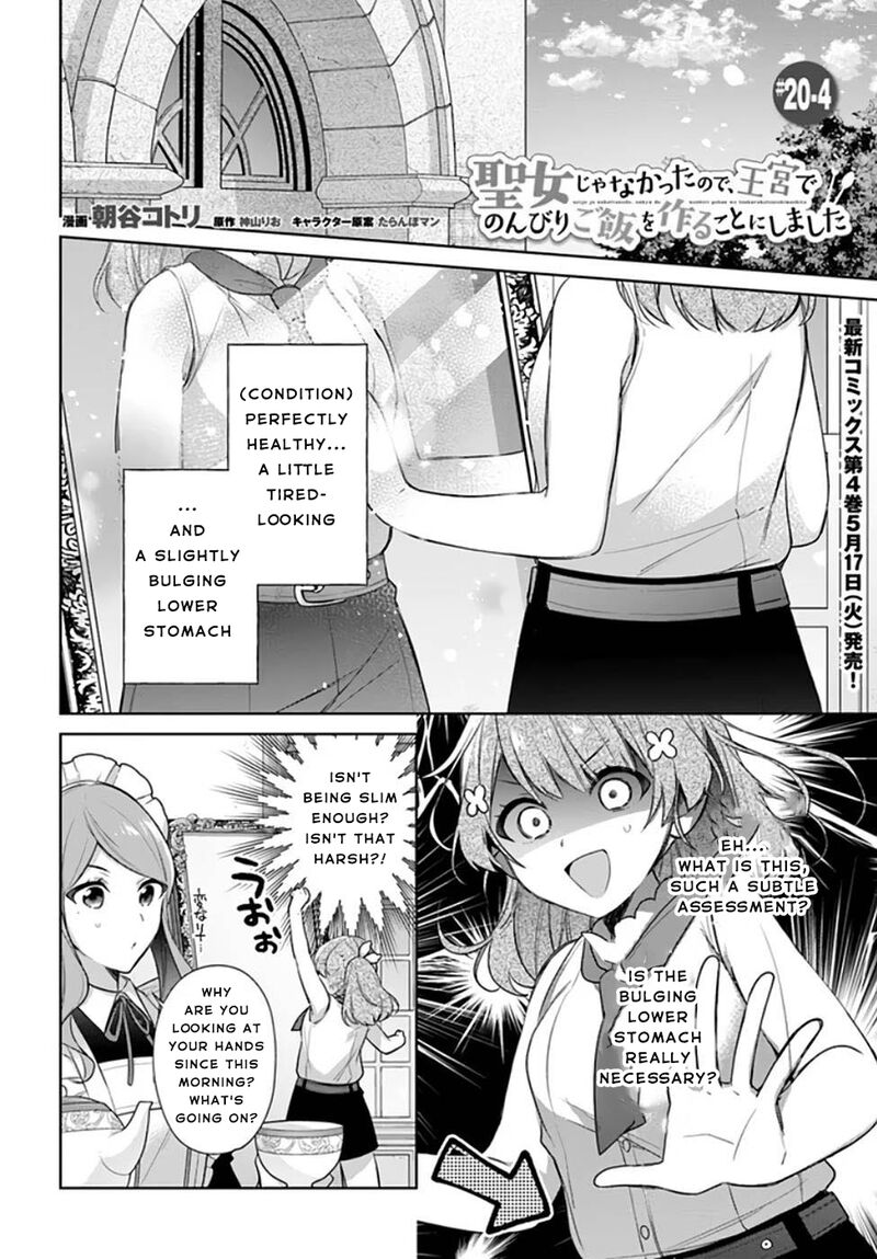 Seijo Ja Nakatta No De Oukyuu De Nonbiri Gohan Wo Tsukuru Koto Ni Shimashita 20 17
