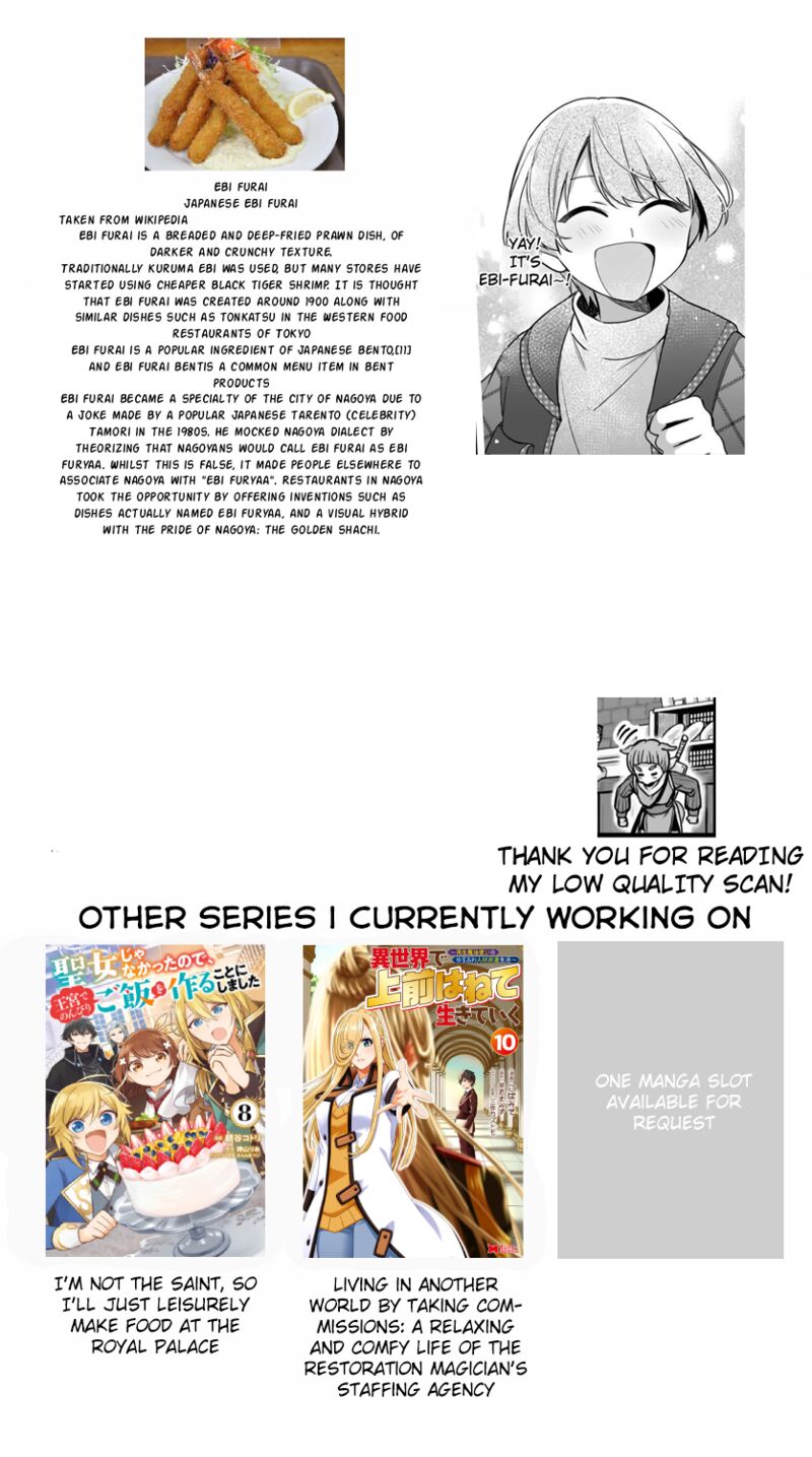 Seijo Ja Nakatta No De Oukyuu De Nonbiri Gohan Wo Tsukuru Koto Ni Shimashita 25 29