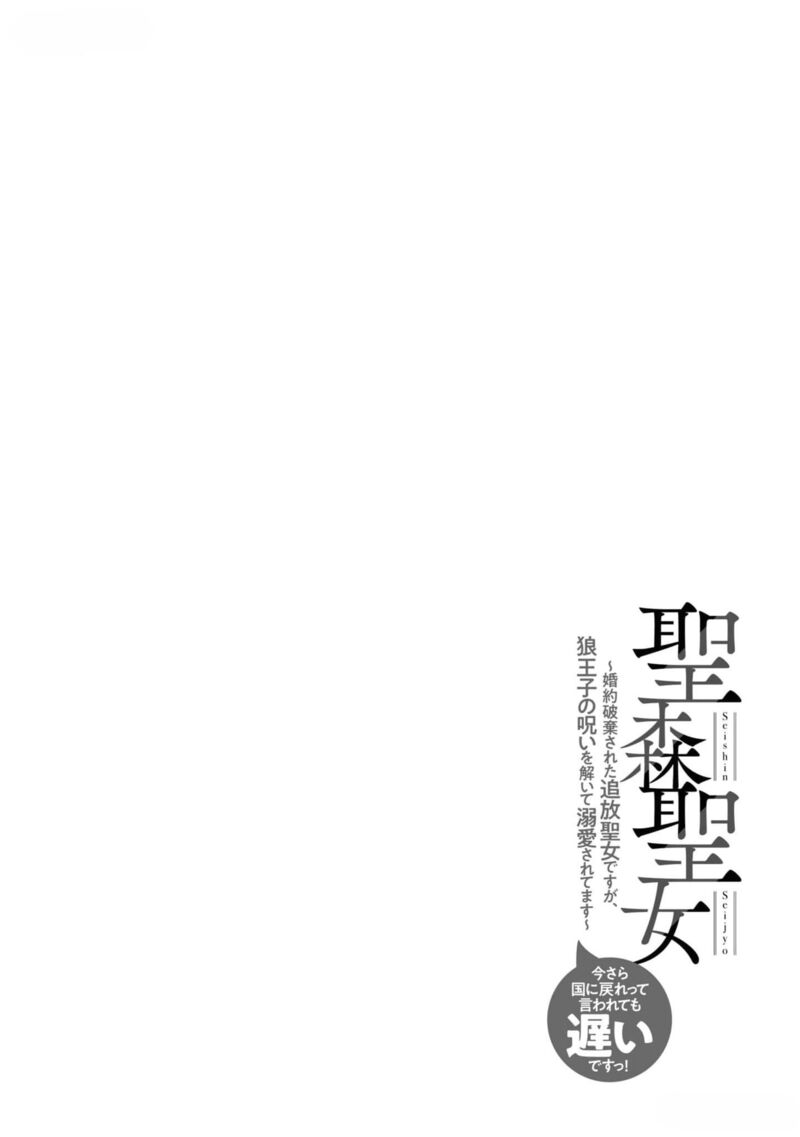 Seishin Seijo Konyaku Hakisareta Tsuihou Seijo Desu Ga Ookami Ouji No Noroi Wo Toite Dekiaisaretemasu Imasara Kuni Ni Modorette Iwarete Mo Osoi Desu 6 26