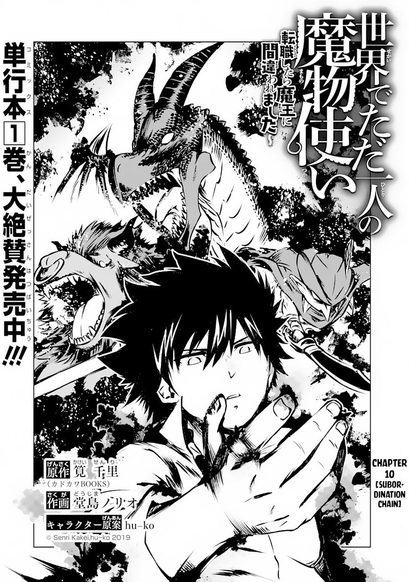 Sekai De Tada Hitori No Mamono Tsukai Tenshoku Shitara Maou Ni Machigawaremashita 10 2