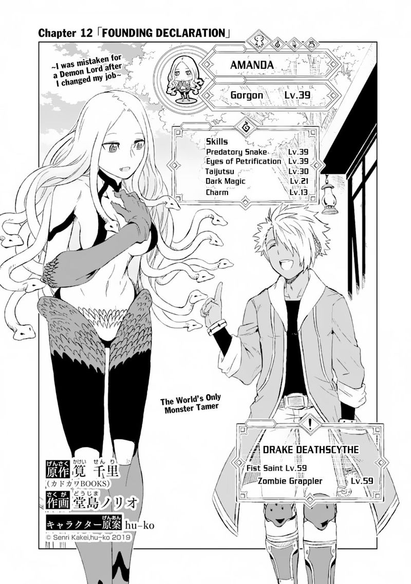 Sekai De Tada Hitori No Mamono Tsukai Tenshoku Shitara Maou Ni Machigawaremashita 12 3