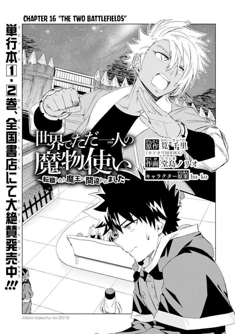 Sekai De Tada Hitori No Mamono Tsukai Tenshoku Shitara Maou Ni Machigawaremashita 16 3