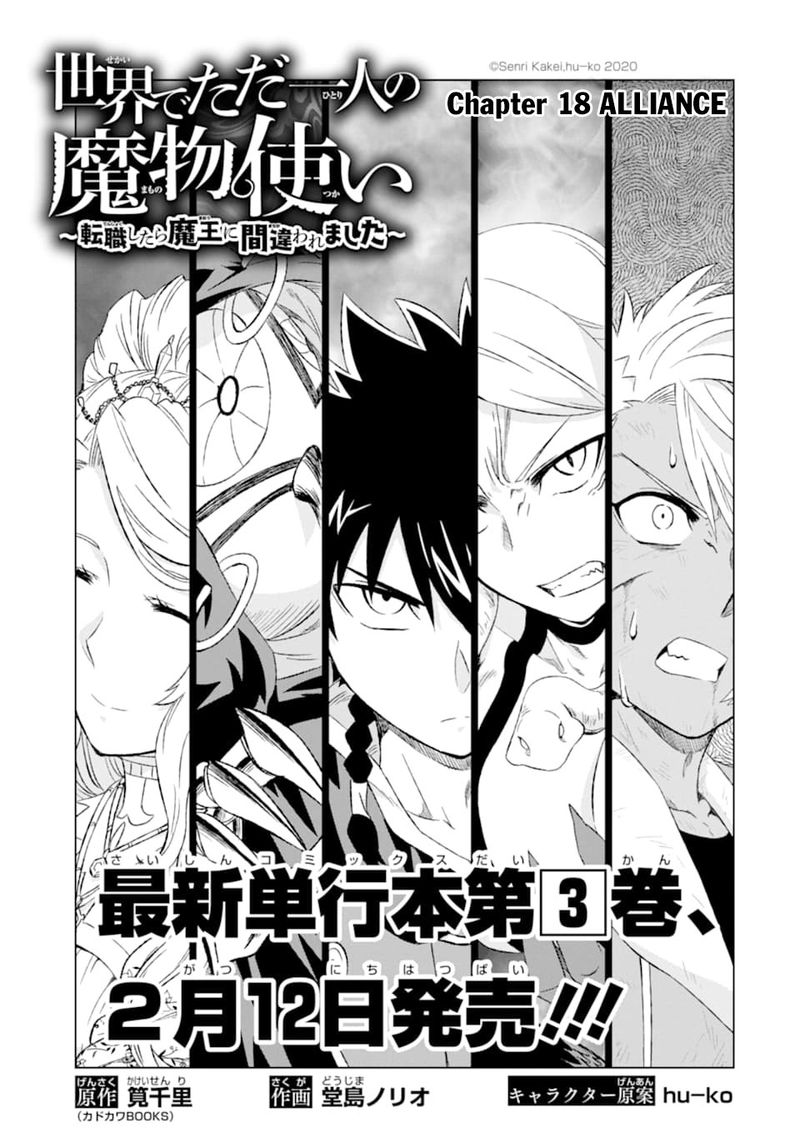 Sekai De Tada Hitori No Mamono Tsukai Tenshoku Shitara Maou Ni Machigawaremashita 18 1