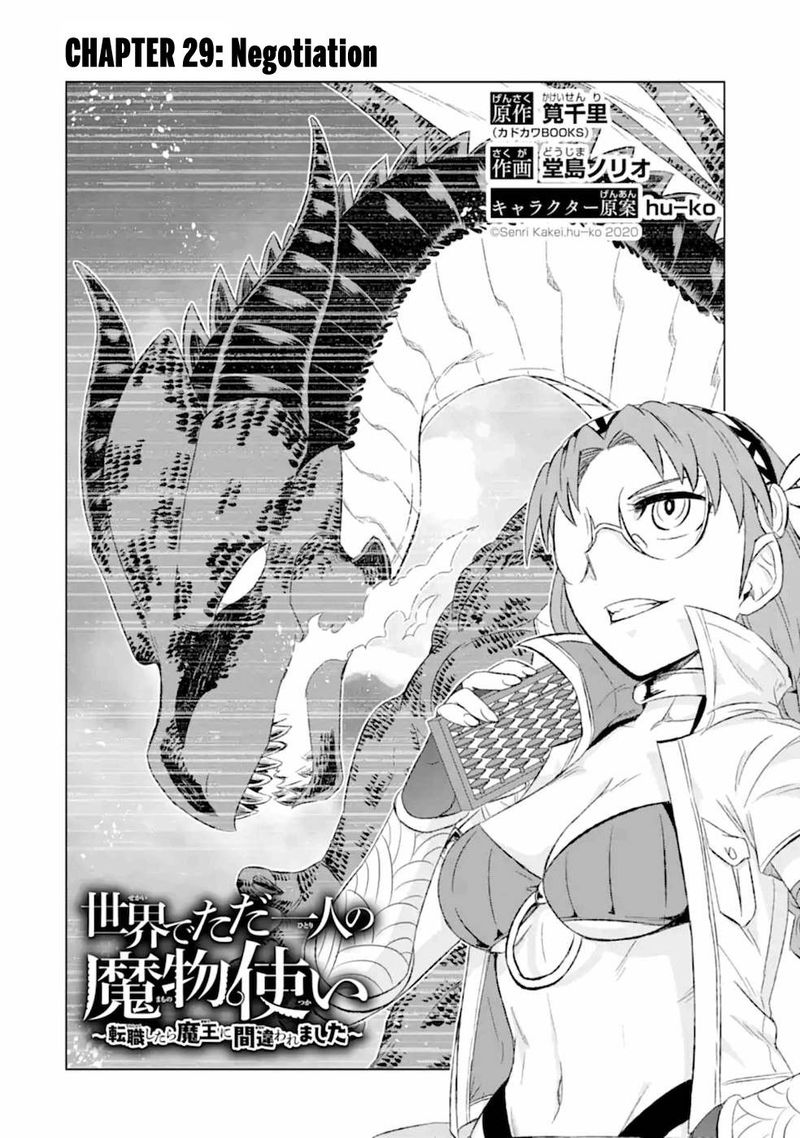 Sekai De Tada Hitori No Mamono Tsukai Tenshoku Shitara Maou Ni Machigawaremashita 29 1
