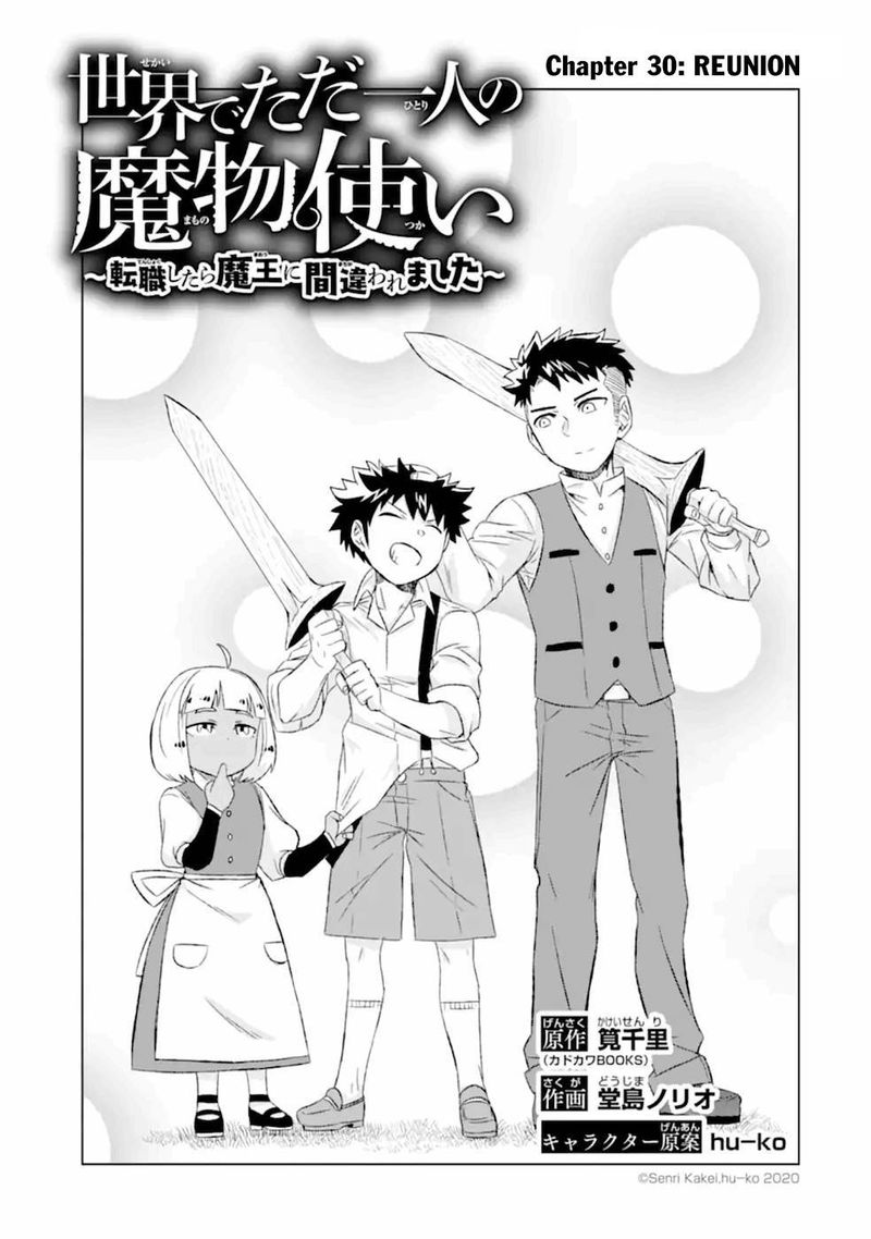 Sekai De Tada Hitori No Mamono Tsukai Tenshoku Shitara Maou Ni Machigawaremashita 30 1