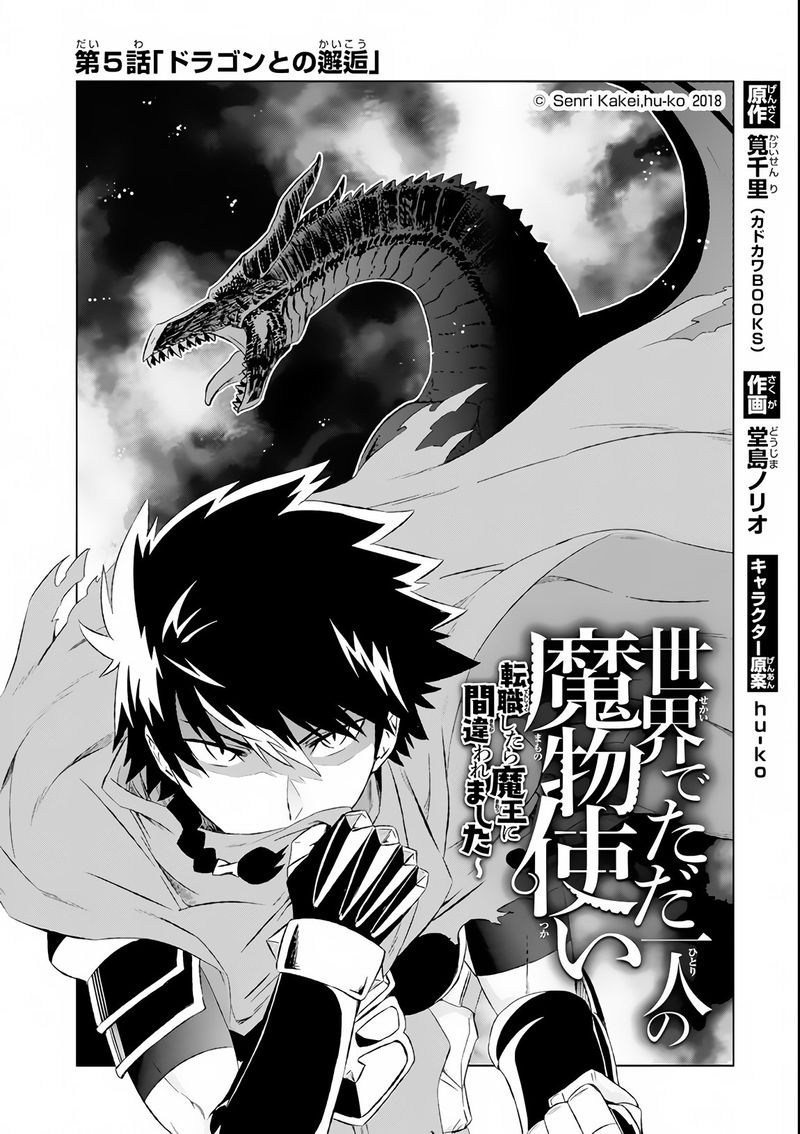 Sekai De Tada Hitori No Mamono Tsukai Tenshoku Shitara Maou Ni Machigawaremashita 5 1