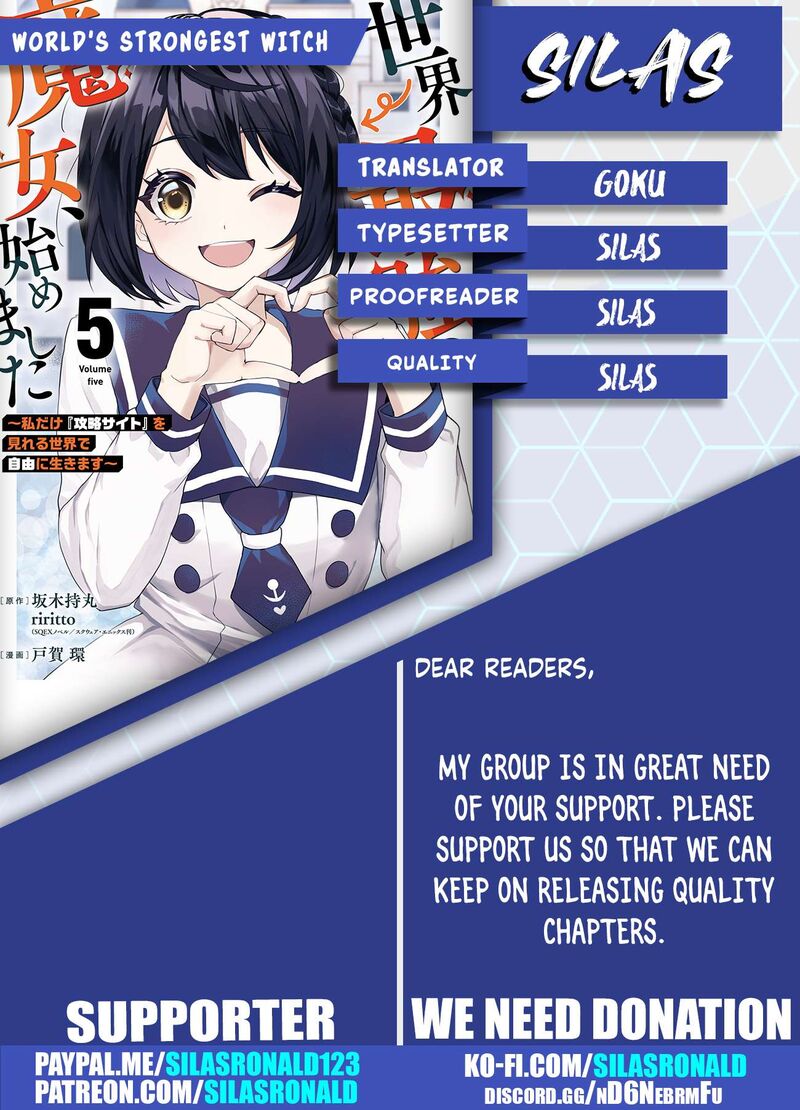 Sekai Saikyou No Majo Hajimemashita Watashidake Kouryaku Saito Wo Mireru Sekai De Jiyuu Ni Ikimasu 24 1