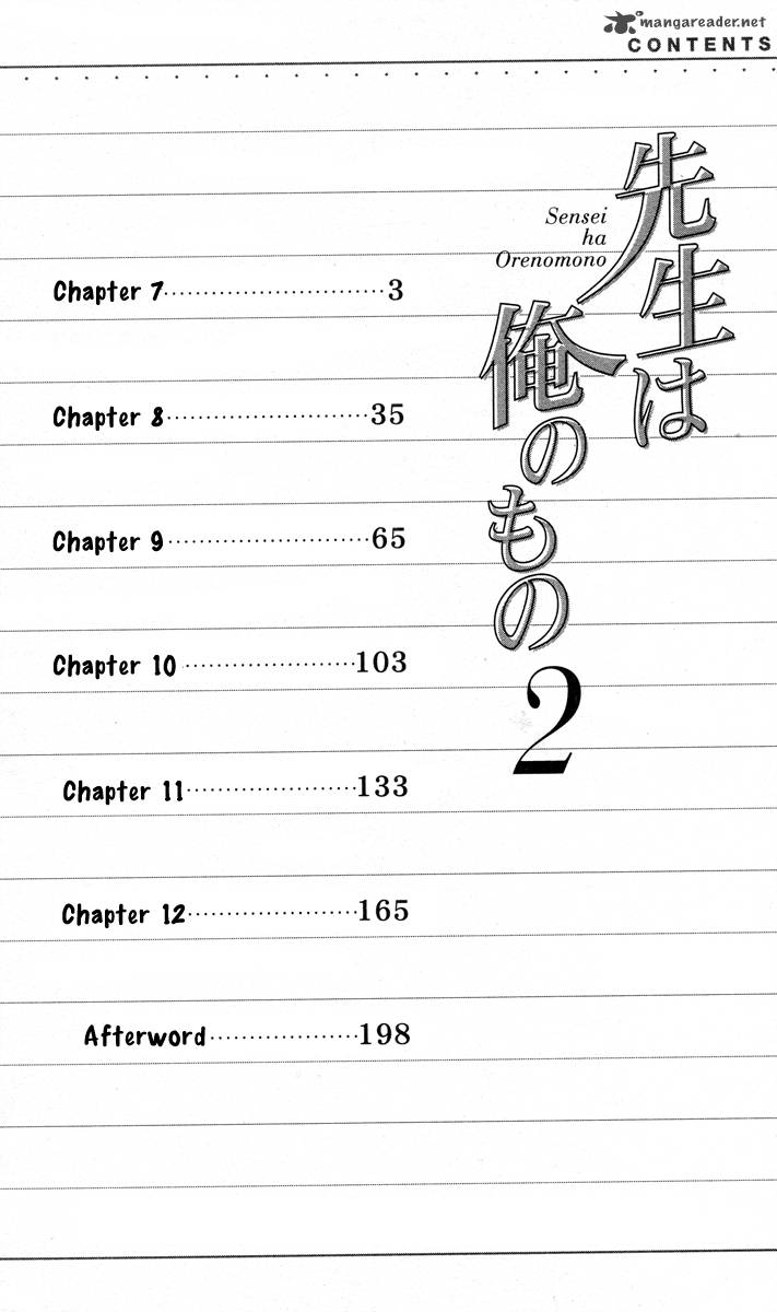 Sensei Wa Ore No Mono 7 4