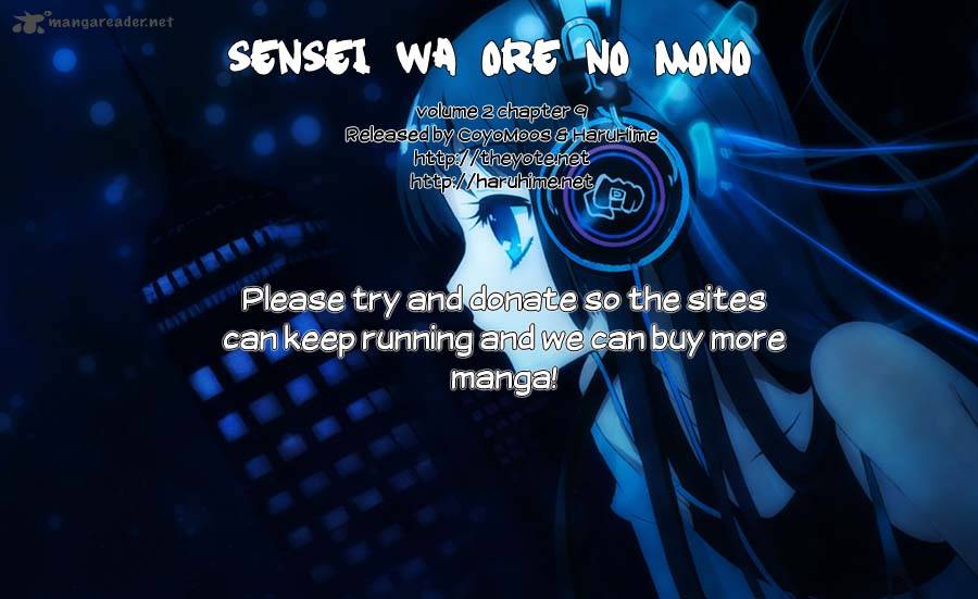 Sensei Wa Ore No Mono 9 39