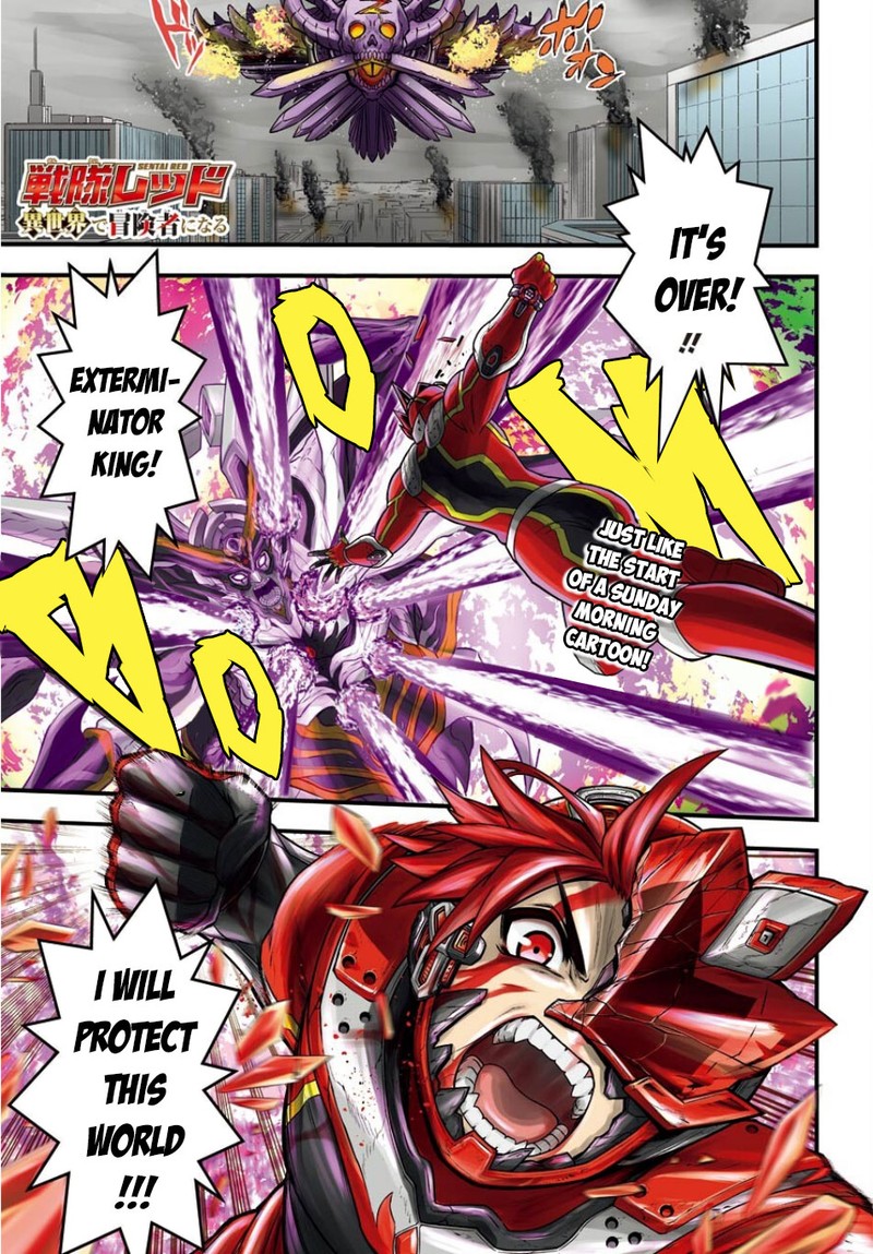 Sentai Red Isekai De Boukensha Ni Naru 1 1