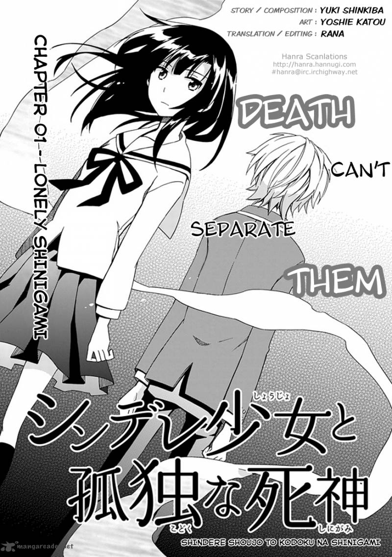 Shindere Shoujo To Kodoku Na Shinigami 1 3