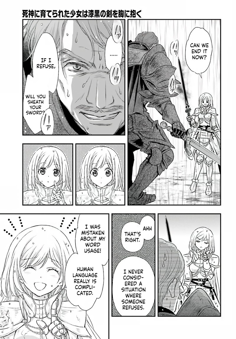 Shinigami Ni Sodaterareta Shoujo Wa Shikkoku No Tsurugi Wo Mune Ni Idaku 10 17