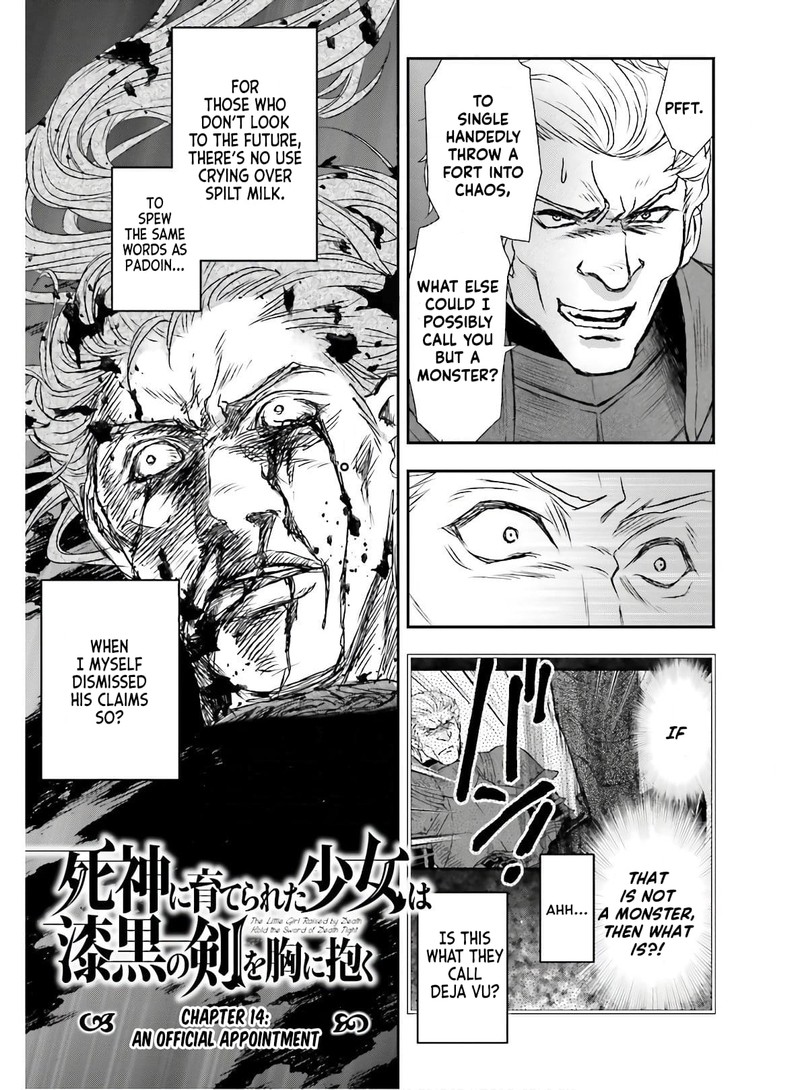 Shinigami Ni Sodaterareta Shoujo Wa Shikkoku No Tsurugi Wo Mune Ni Idaku 14 2