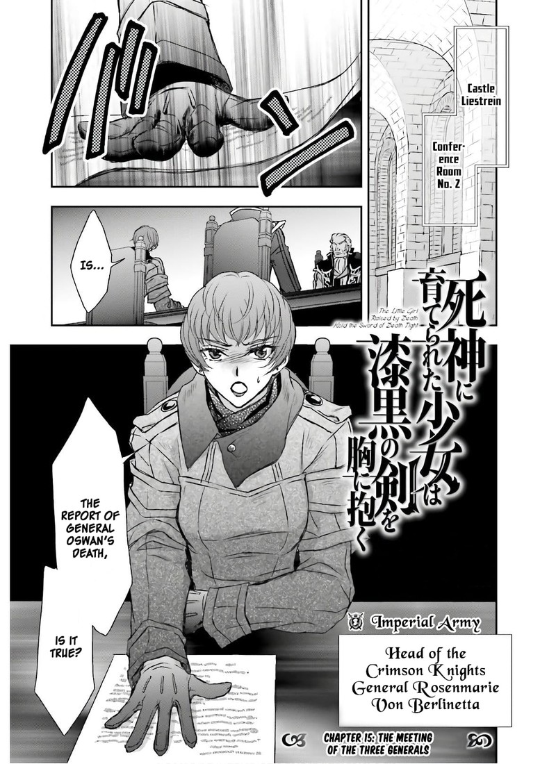 Shinigami Ni Sodaterareta Shoujo Wa Shikkoku No Tsurugi Wo Mune Ni Idaku 15 1