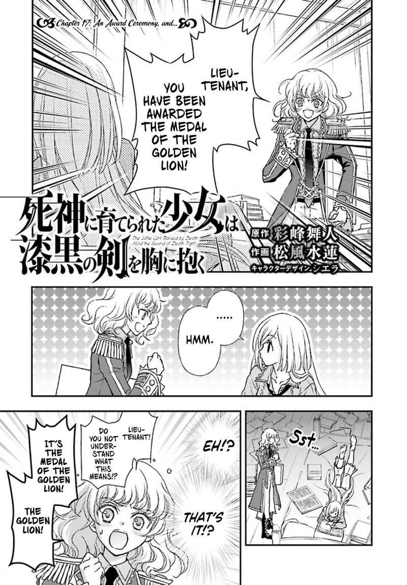 Shinigami Ni Sodaterareta Shoujo Wa Shikkoku No Tsurugi Wo Mune Ni Idaku 17 1