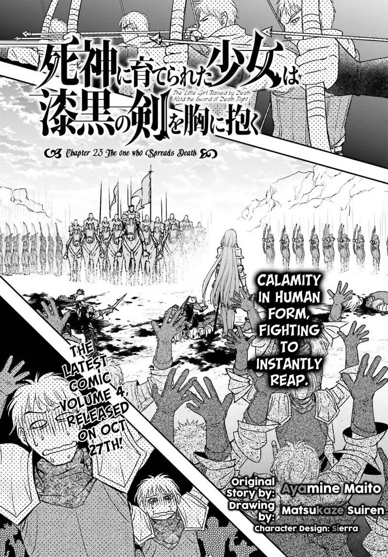 Shinigami Ni Sodaterareta Shoujo Wa Shikkoku No Tsurugi Wo Mune Ni Idaku 23 3