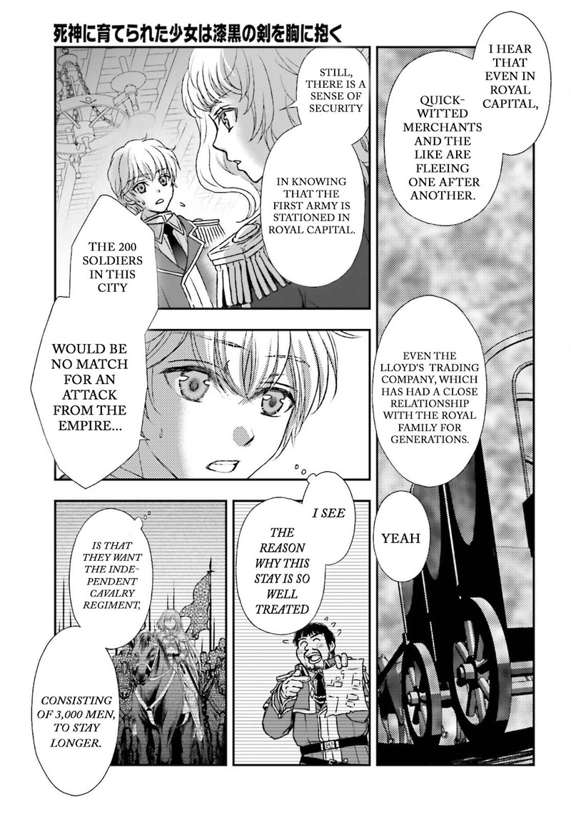 Shinigami Ni Sodaterareta Shoujo Wa Shikkoku No Tsurugi Wo Mune Ni Idaku 24 9