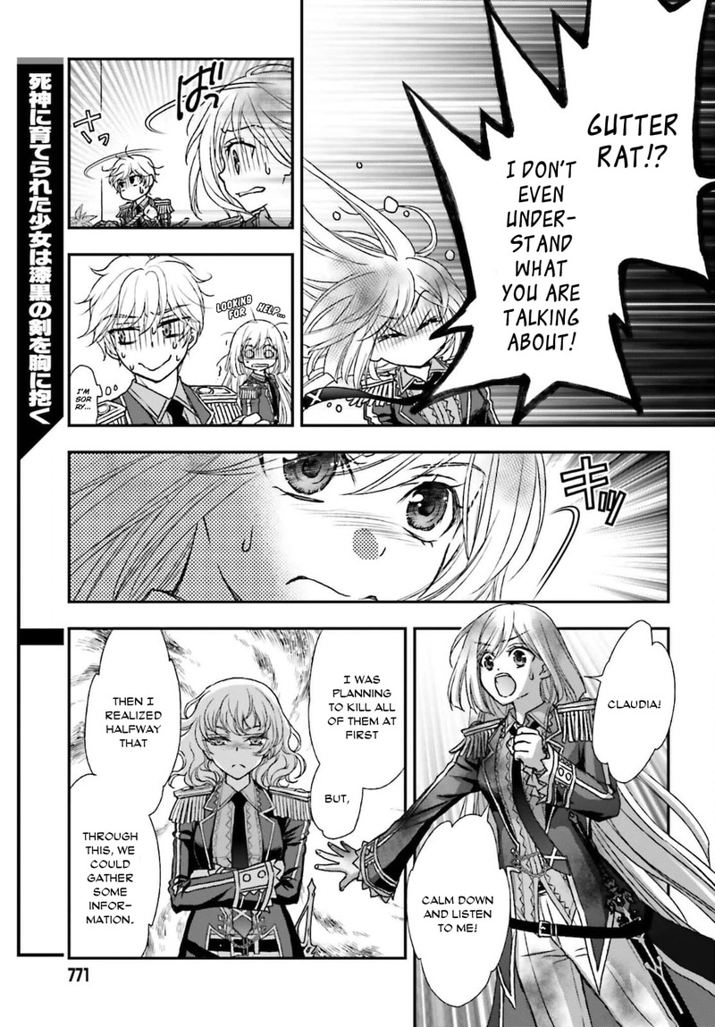 Shinigami Ni Sodaterareta Shoujo Wa Shikkoku No Tsurugi Wo Mune Ni Idaku 25 23