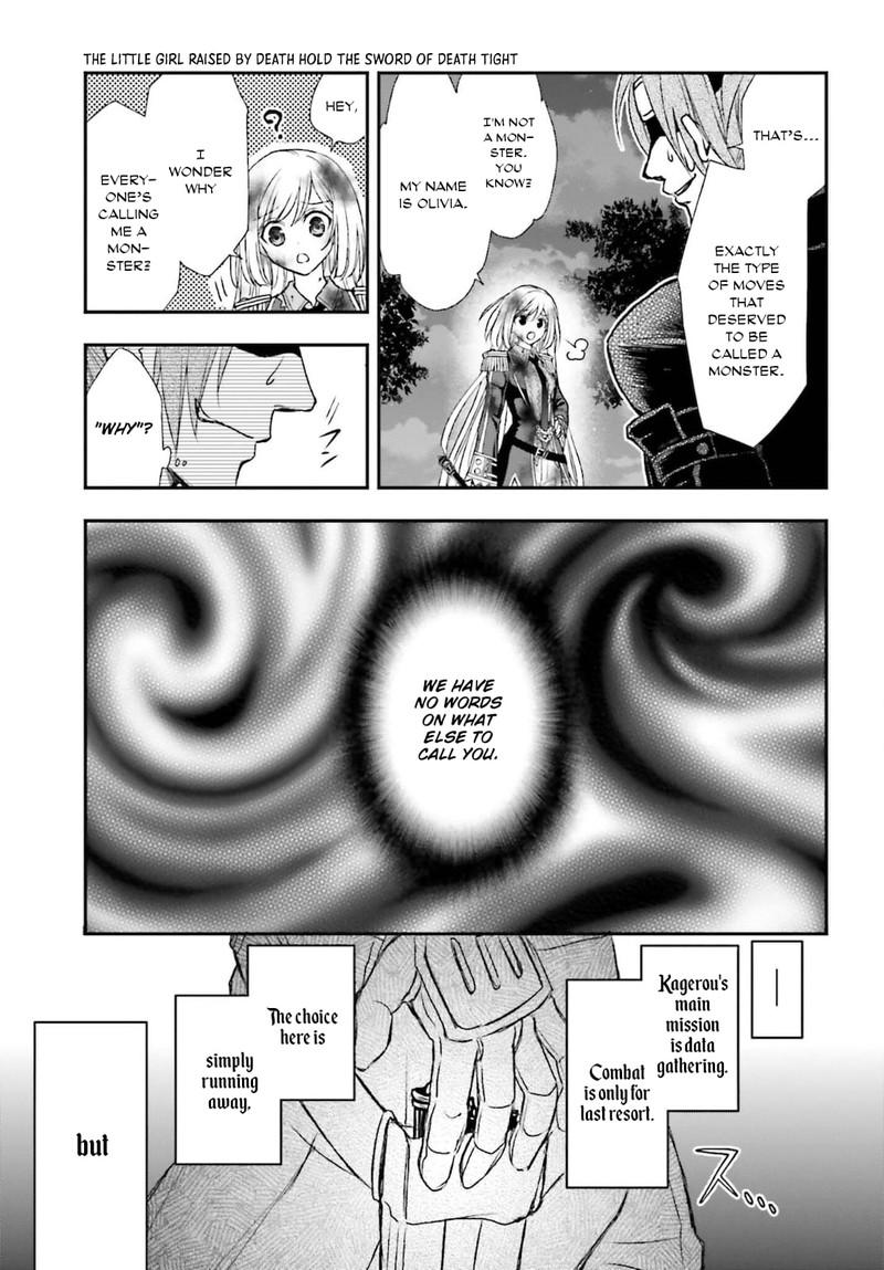 Shinigami Ni Sodaterareta Shoujo Wa Shikkoku No Tsurugi Wo Mune Ni Idaku 25 9