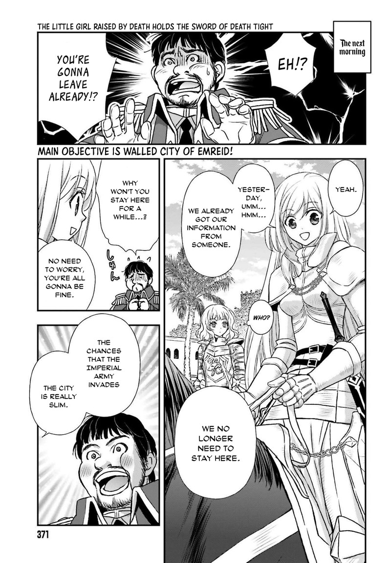 Shinigami Ni Sodaterareta Shoujo Wa Shikkoku No Tsurugi Wo Mune Ni Idaku 27 1
