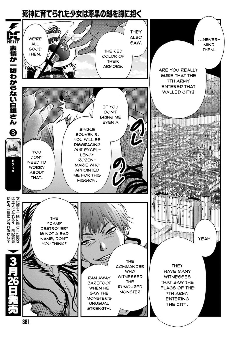 Shinigami Ni Sodaterareta Shoujo Wa Shikkoku No Tsurugi Wo Mune Ni Idaku 27 11