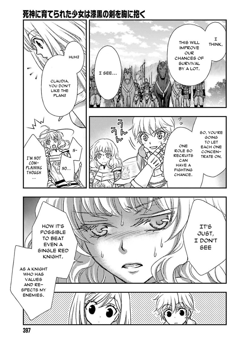 Shinigami Ni Sodaterareta Shoujo Wa Shikkoku No Tsurugi Wo Mune Ni Idaku 27 27