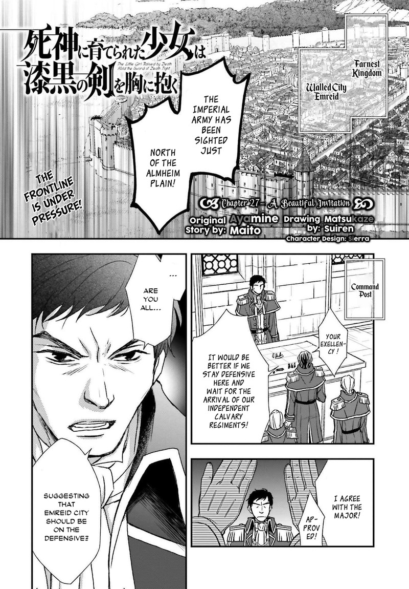 Shinigami Ni Sodaterareta Shoujo Wa Shikkoku No Tsurugi Wo Mune Ni Idaku 27 3