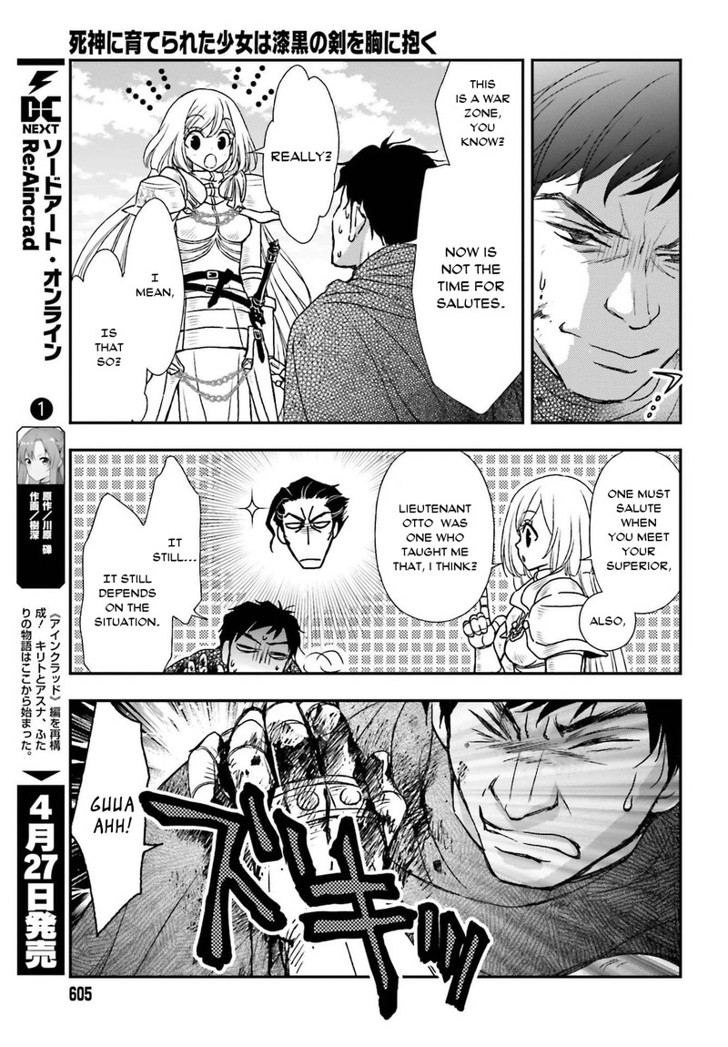 Shinigami Ni Sodaterareta Shoujo Wa Shikkoku No Tsurugi Wo Mune Ni Idaku 28 13