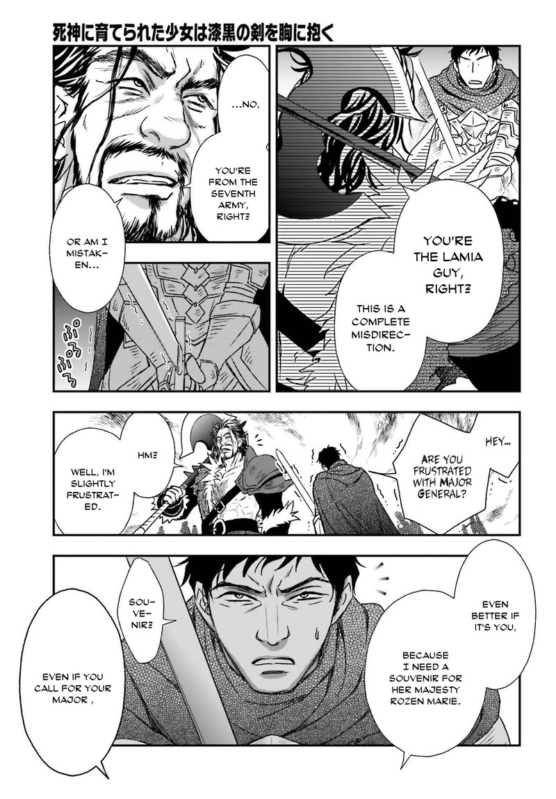 Shinigami Ni Sodaterareta Shoujo Wa Shikkoku No Tsurugi Wo Mune Ni Idaku 28 7