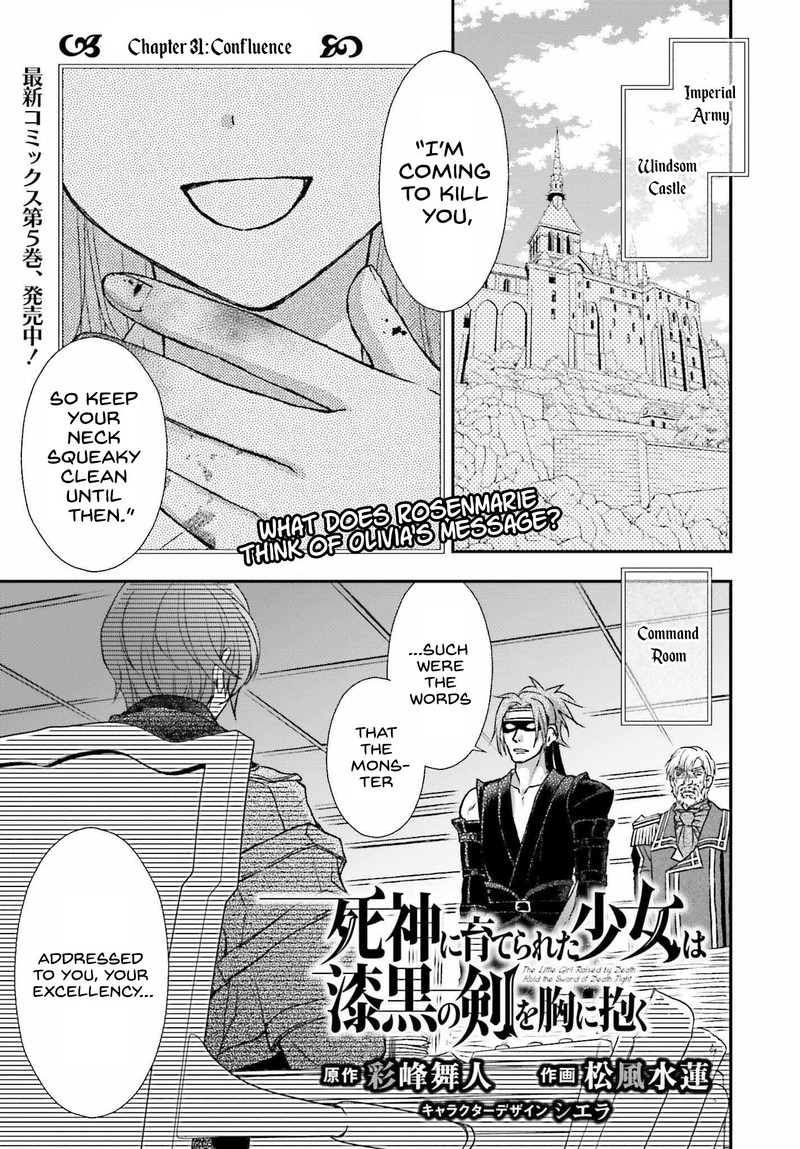 Shinigami Ni Sodaterareta Shoujo Wa Shikkoku No Tsurugi Wo Mune Ni Idaku 31 1