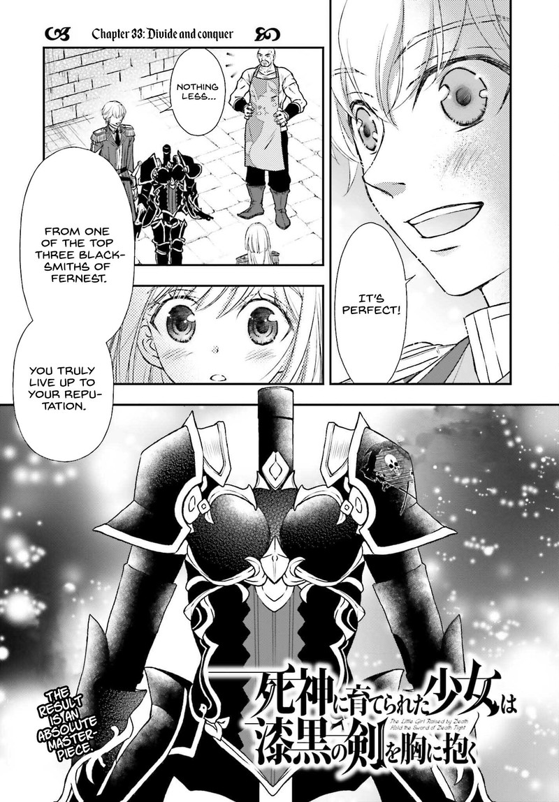 Shinigami Ni Sodaterareta Shoujo Wa Shikkoku No Tsurugi Wo Mune Ni Idaku 33 1