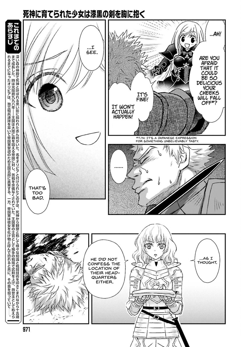 Shinigami Ni Sodaterareta Shoujo Wa Shikkoku No Tsurugi Wo Mune Ni Idaku 35e 3