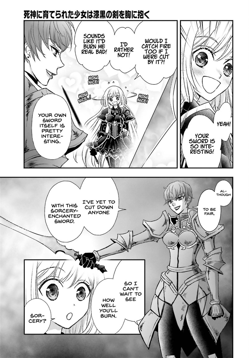 Shinigami Ni Sodaterareta Shoujo Wa Shikkoku No Tsurugi Wo Mune Ni Idaku 38 9