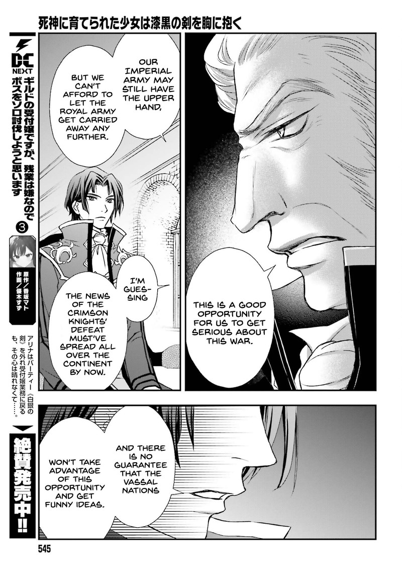 Shinigami Ni Sodaterareta Shoujo Wa Shikkoku No Tsurugi Wo Mune Ni Idaku 39 17