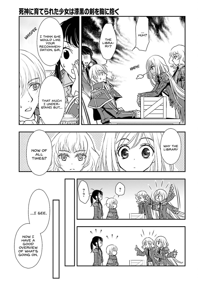 Shinigami Ni Sodaterareta Shoujo Wa Shikkoku No Tsurugi Wo Mune Ni Idaku 41 15