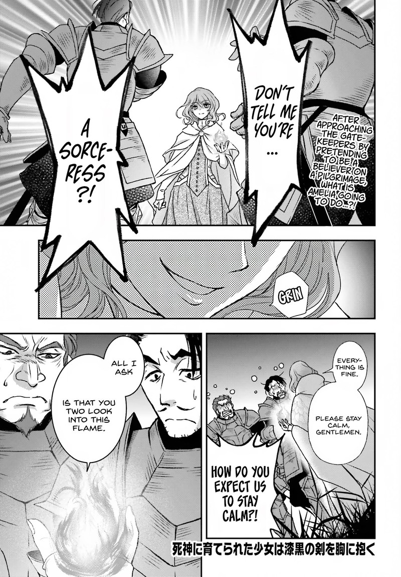 Shinigami Ni Sodaterareta Shoujo Wa Shikkoku No Tsurugi Wo Mune Ni Idaku 43 1