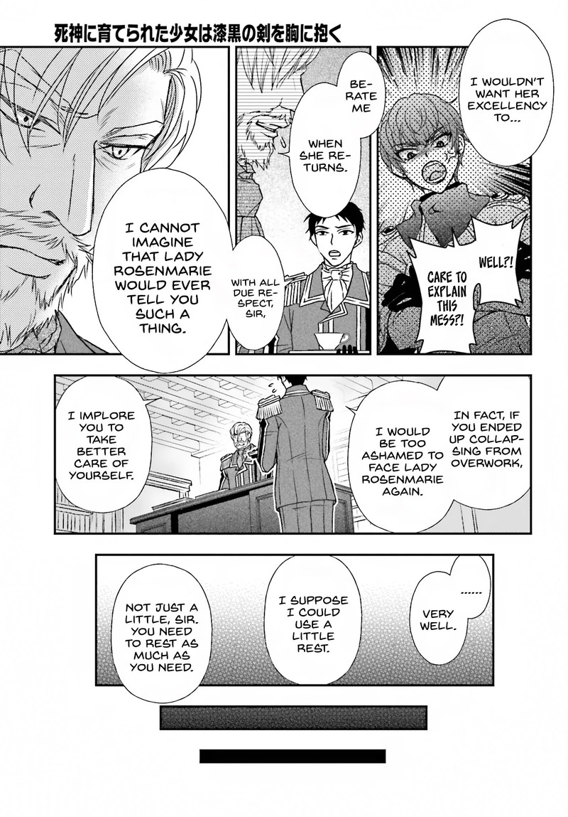 Shinigami Ni Sodaterareta Shoujo Wa Shikkoku No Tsurugi Wo Mune Ni Idaku 43 5