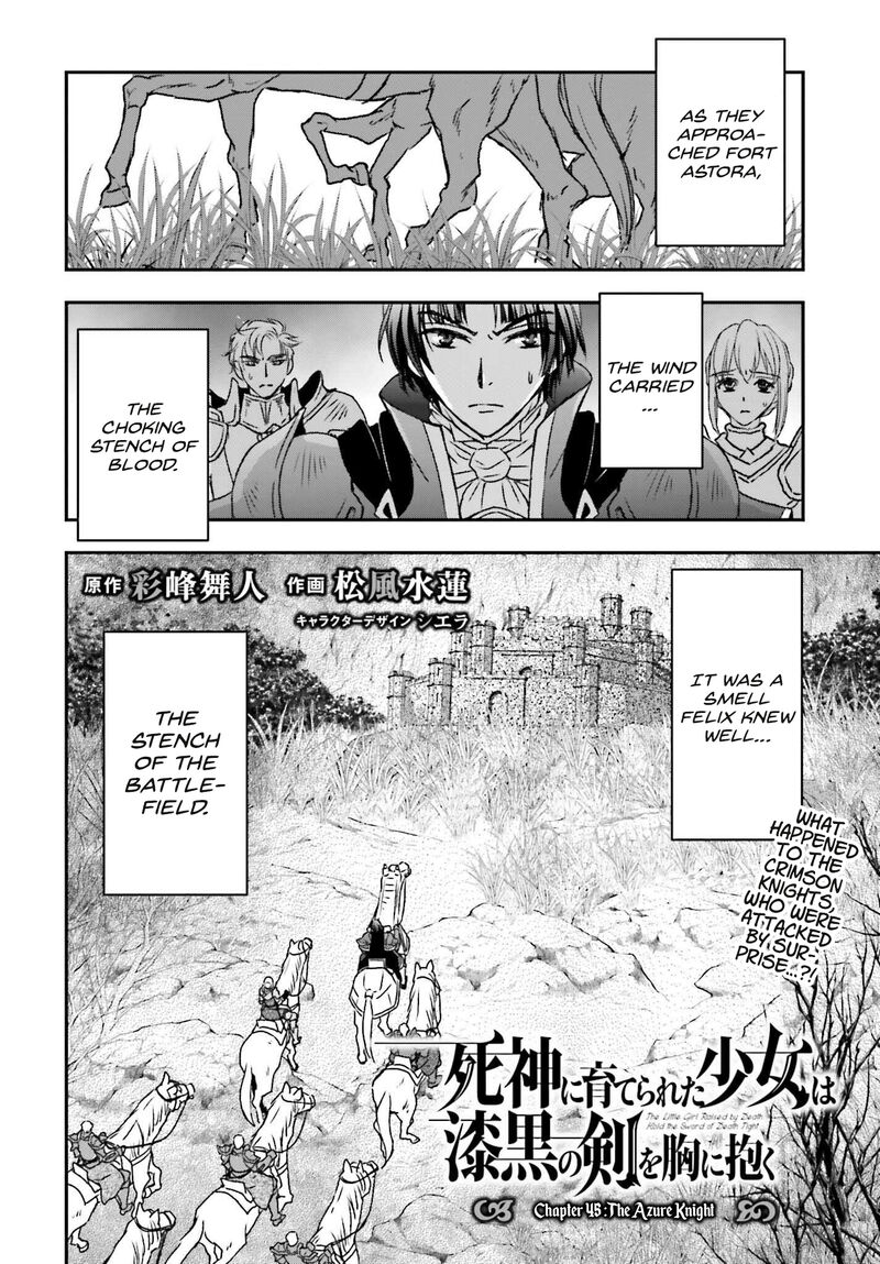 Shinigami Ni Sodaterareta Shoujo Wa Shikkoku No Tsurugi Wo Mune Ni Idaku 45 2