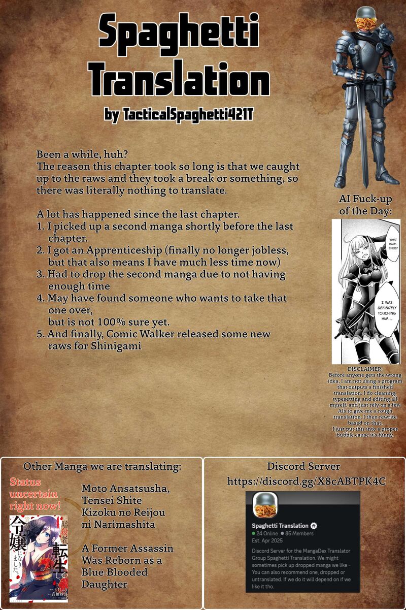 Shinigami Ni Sodaterareta Shoujo Wa Shikkoku No Tsurugi Wo Mune Ni Idaku 54 17