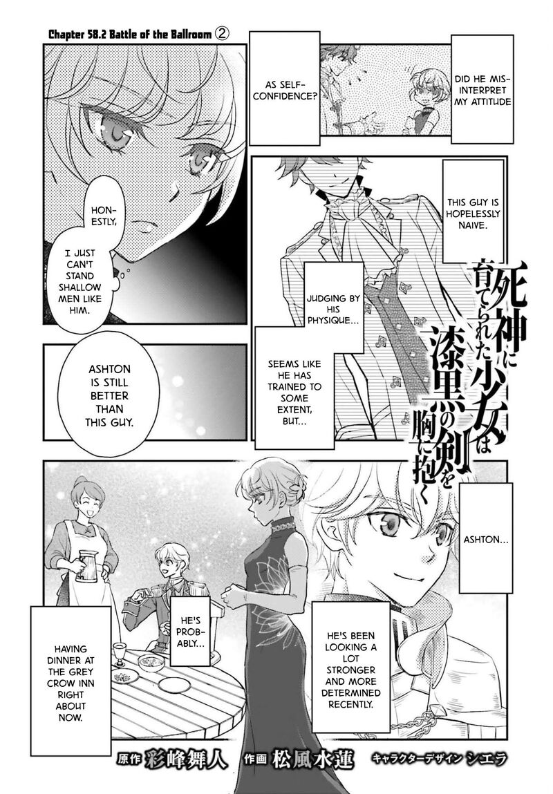 Shinigami Ni Sodaterareta Shoujo Wa Shikkoku No Tsurugi Wo Mune Ni Idaku 58b 1
