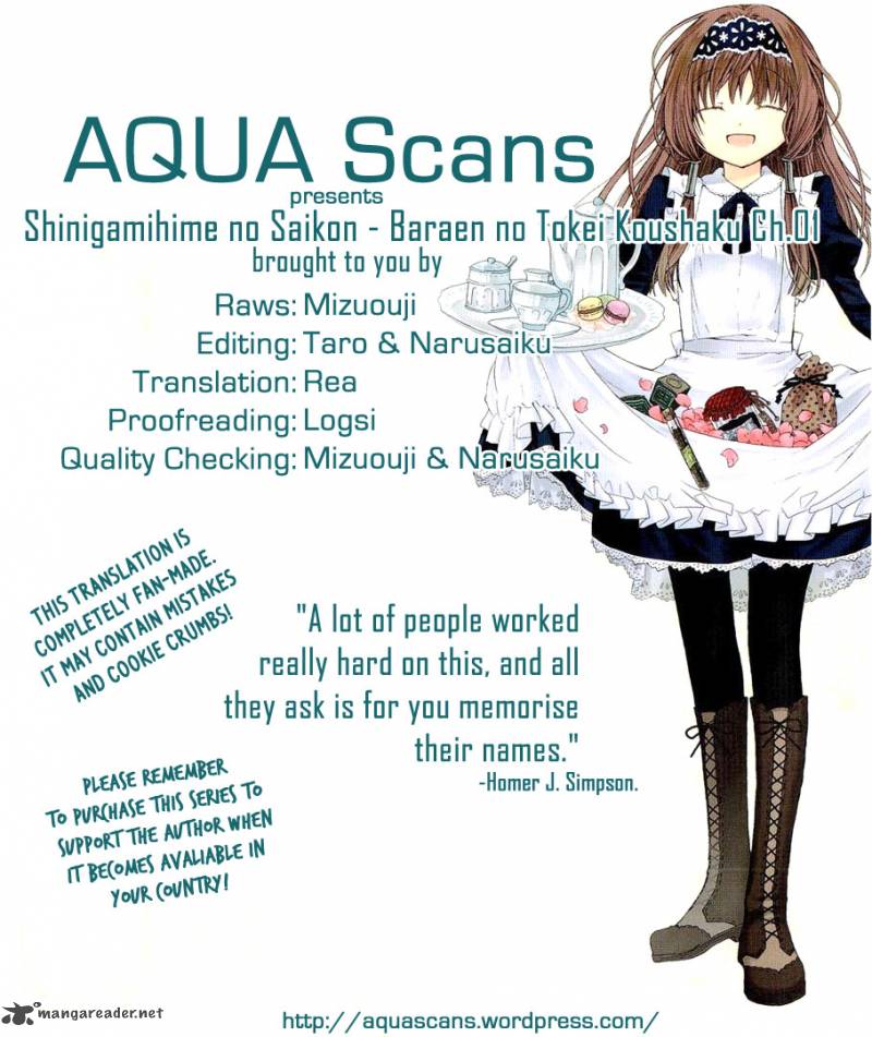 Shinigamihime No Saikon Baraen No Tokei Koushaku 1 28